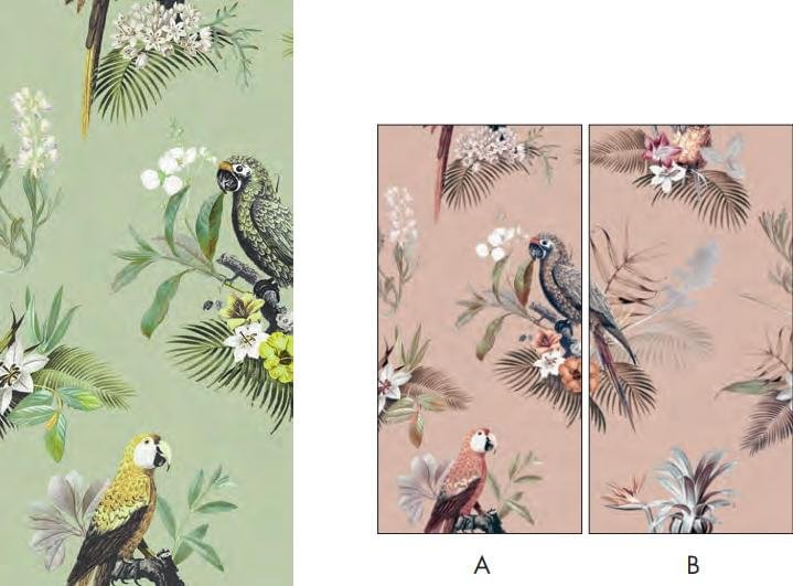 Ornamenta Mini Operae Parrot Green 60x120