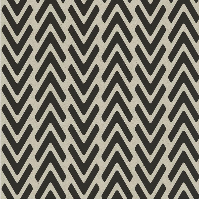 Ornamenta Miseria E Nobilta Greggio Felice Black 60x60