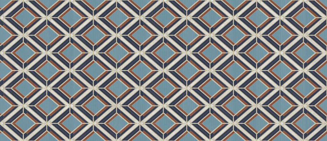Ornamenta Operae Mirror Blue 120x278