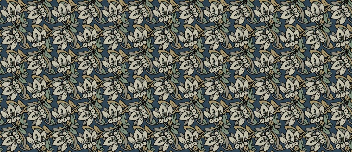 Ornamenta Operae Seventies Blue 120x278