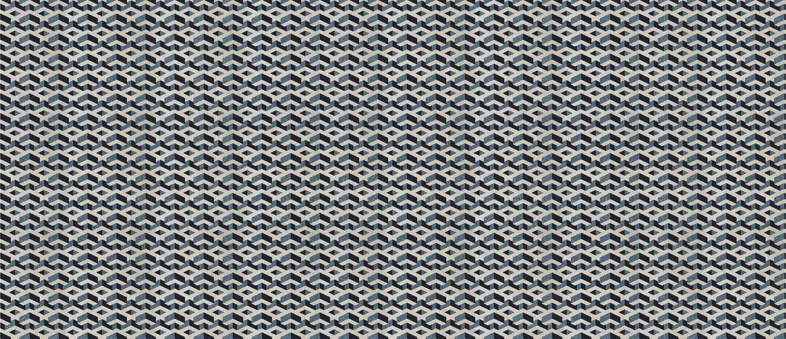 Ornamenta Operae Warp Blue 120x278