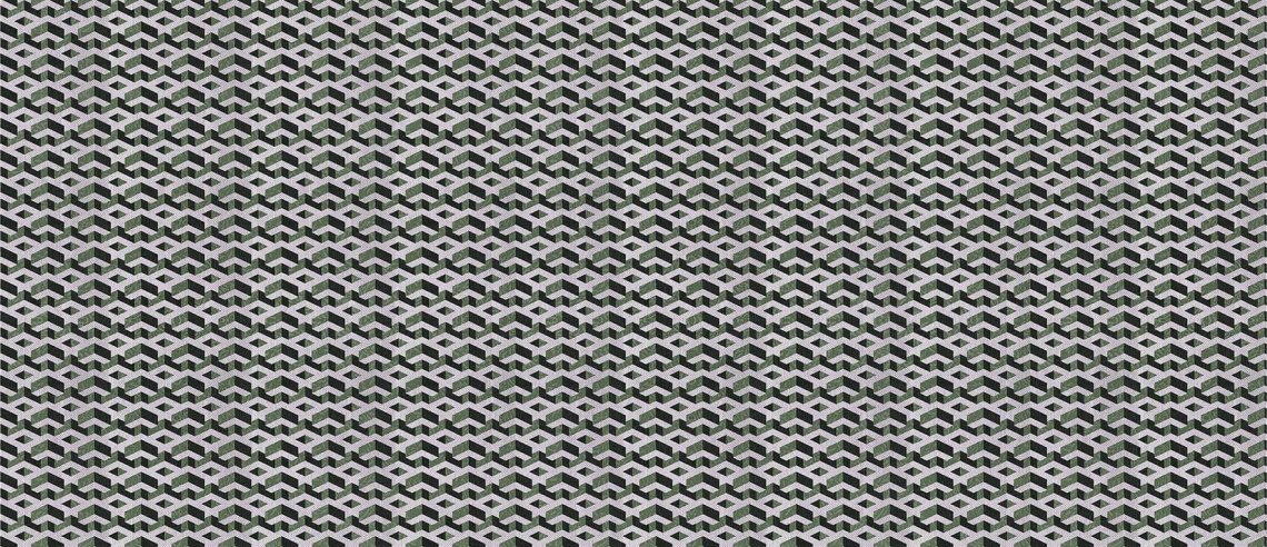 Ornamenta Operae Warp Green 120x278