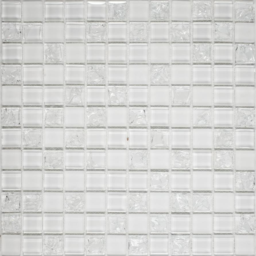ORRO Glass White Crush 30x30