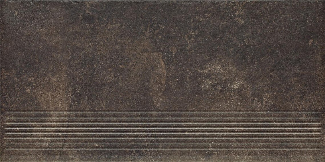 Paradyz Scandiano Brown Stopnica Prosta 30x60