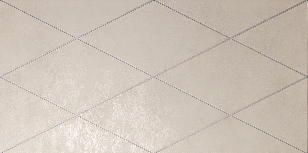 Petracers Ad Maiora Rhombus Platino Su Beige 50x100