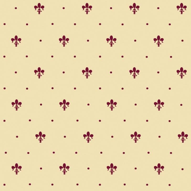 Petracers Grand Elegance Giglio Bordeaux Su Crema 20x20