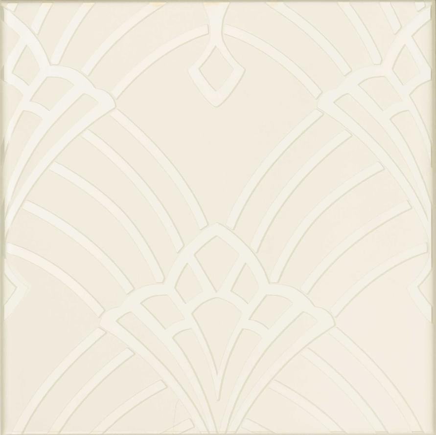 Petracers Grand Elegance Rubino Deco Avorio Lustro Cromo 20x20