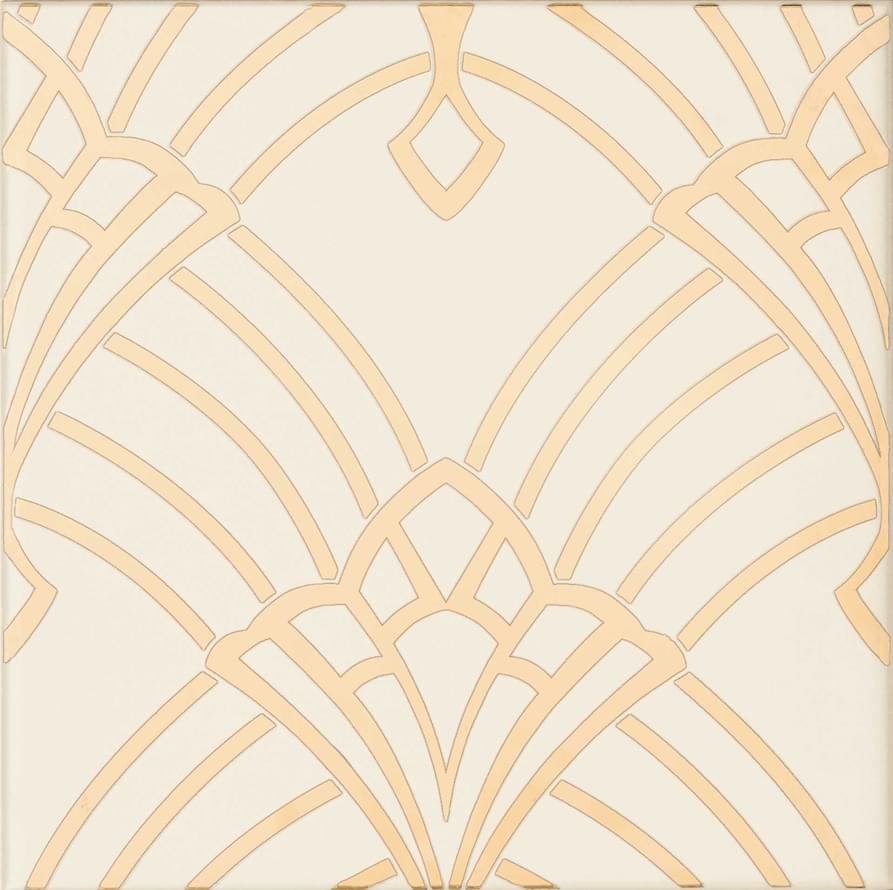 Petracers Grand Elegance Rubino Deco Avorio Oro Cromo 20x20