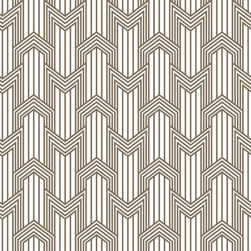 Petracers Swing Geometria Ottone Su Bianco Matt 60x60