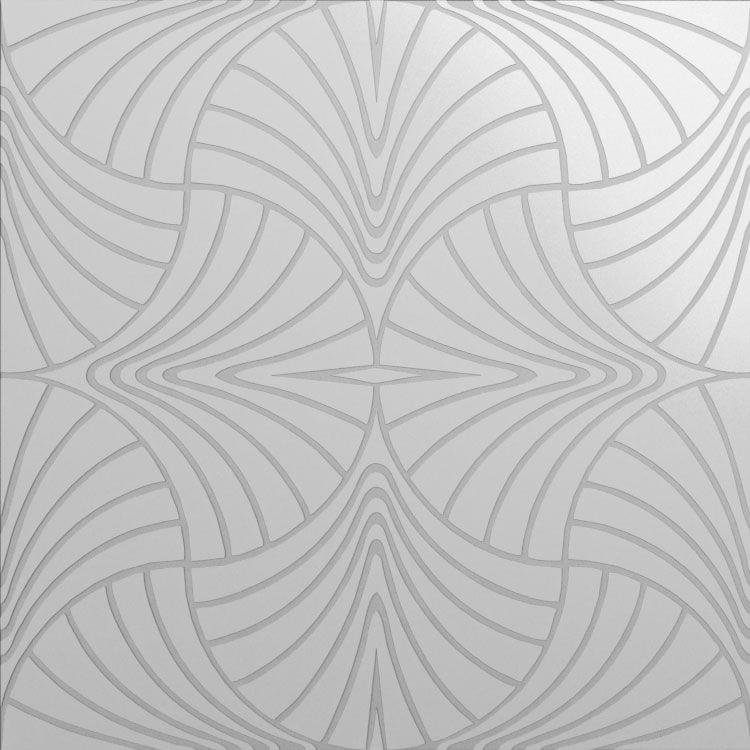 Petracers Swing Piuma Bianco Su Bianco Matt 60x60