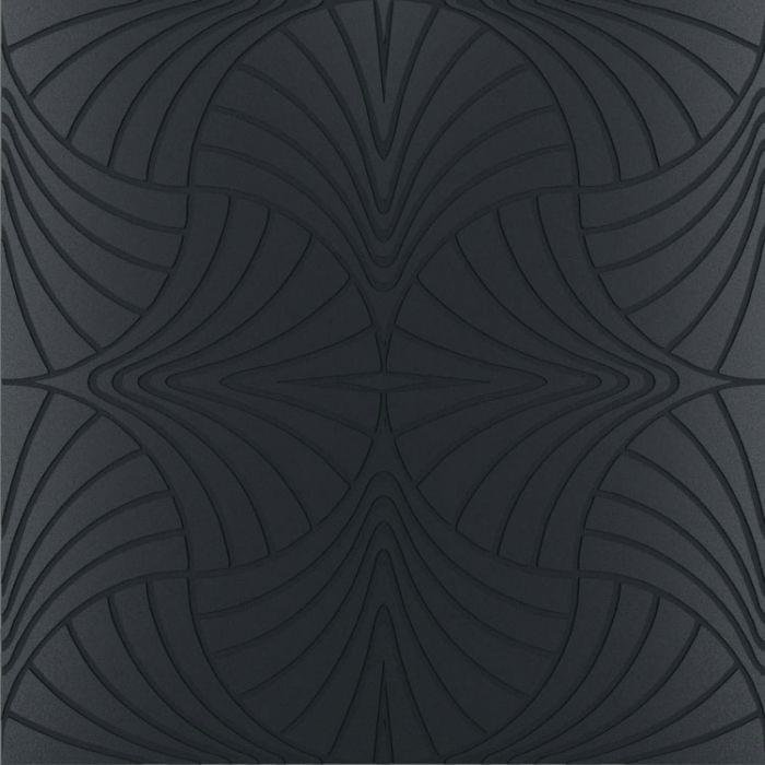 Petracers Swing Piuma Nero Su Nero Matt 60x60