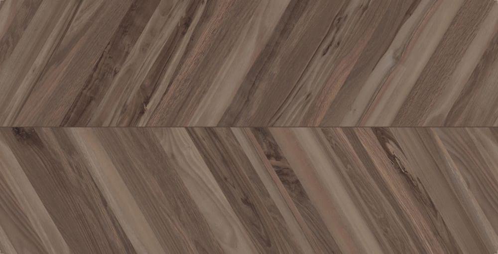 Piemme Ceramiche Fleur De Bois Chevron Chocolat 60x120