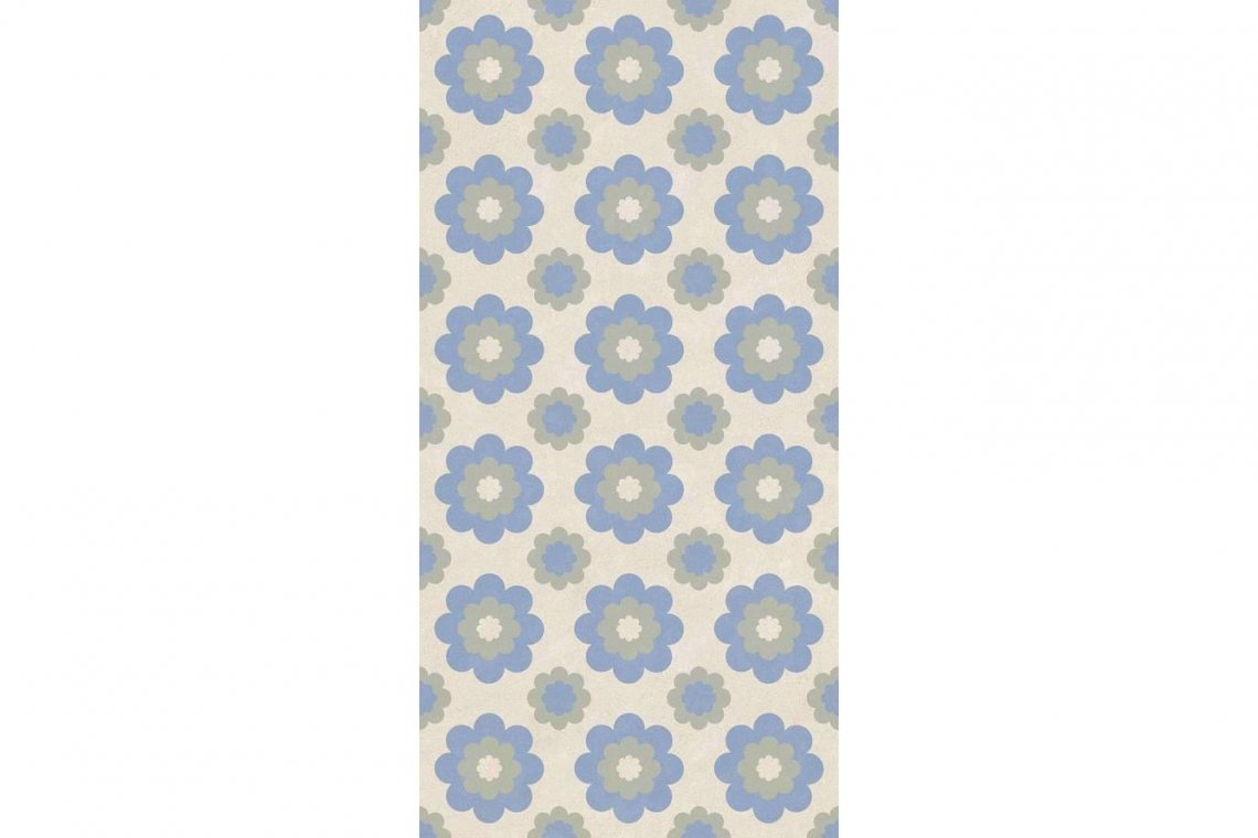 Piemme Ceramiche Homey Flower Chalk Nat 60x120