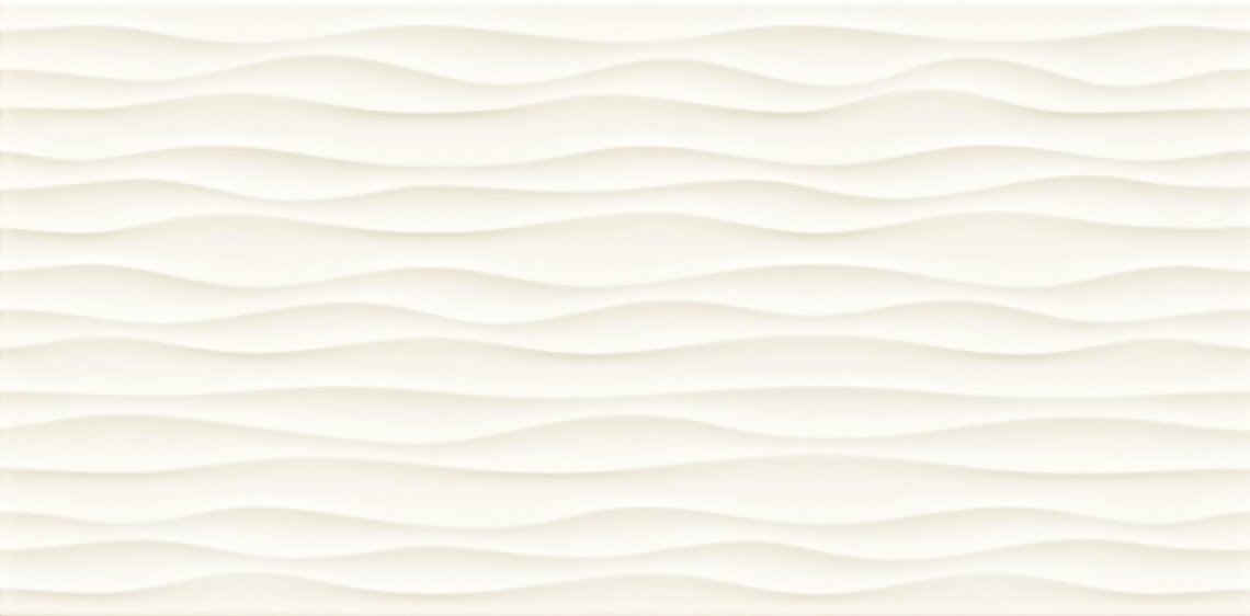 Piemme Valentino Satin Bianco Wave 31x62.2
