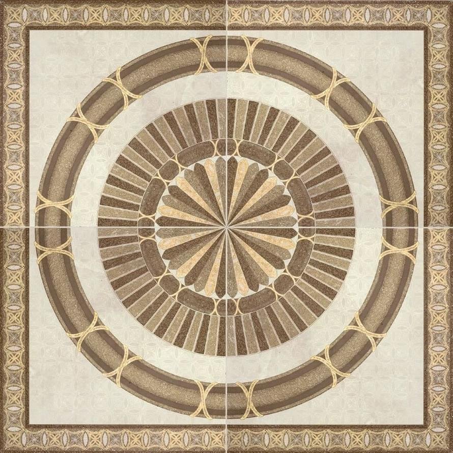 Porcelanite Dos 5008 Roseton Ivory Rodas 100x100