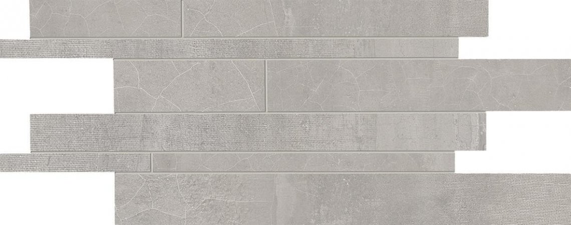 Provenza Gesso Listelli Sfalsati Pearl Grey 30x60