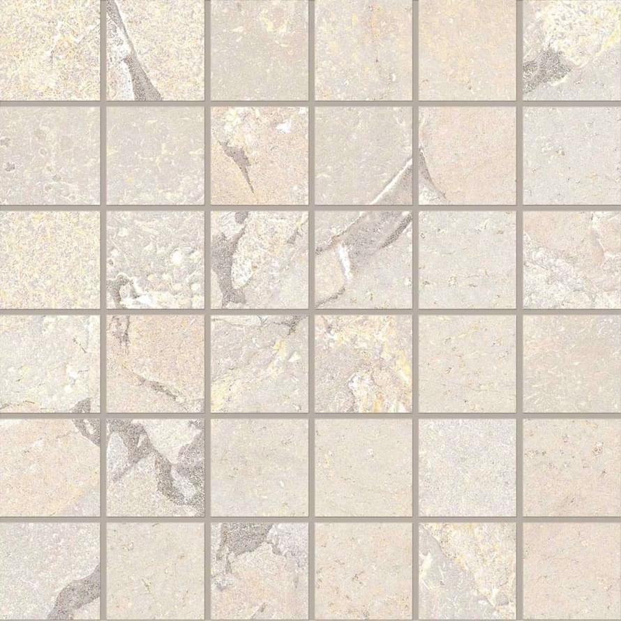 Provenza Unique Intensity Mosaico 5X5 Cobblestone White 30x30