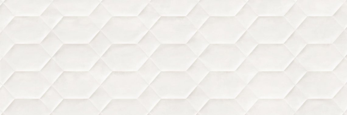Ragno Resina Bianco Struttura Bee 3D 40x120