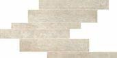 Rex Ardoise Ivoire Modula Listello Sfalsato 21x40