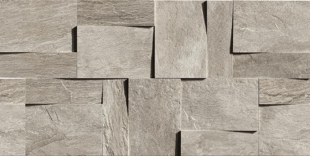 Rex Ardoise Modulo Muretto 3d Plombe 30x30