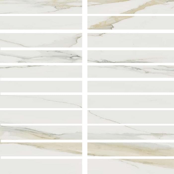 Rex I Classici Calacatta Gold Mosaico Matte 30x30