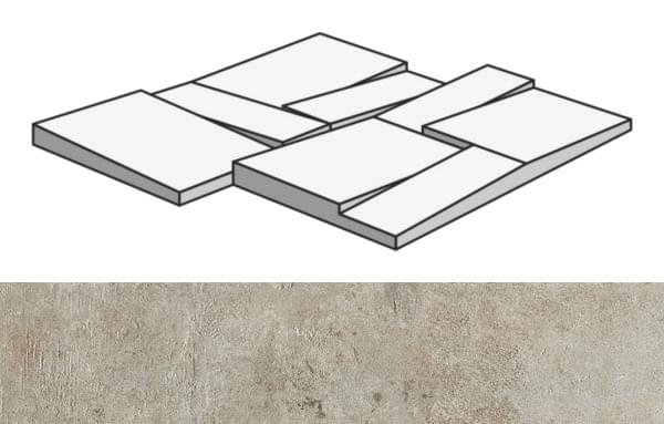 Rex La Roche Ecru Mod. Mureto 3D 30x30