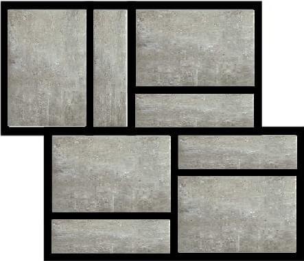 Rex Matieres Nuage Modulo Muretto 3D 30x30