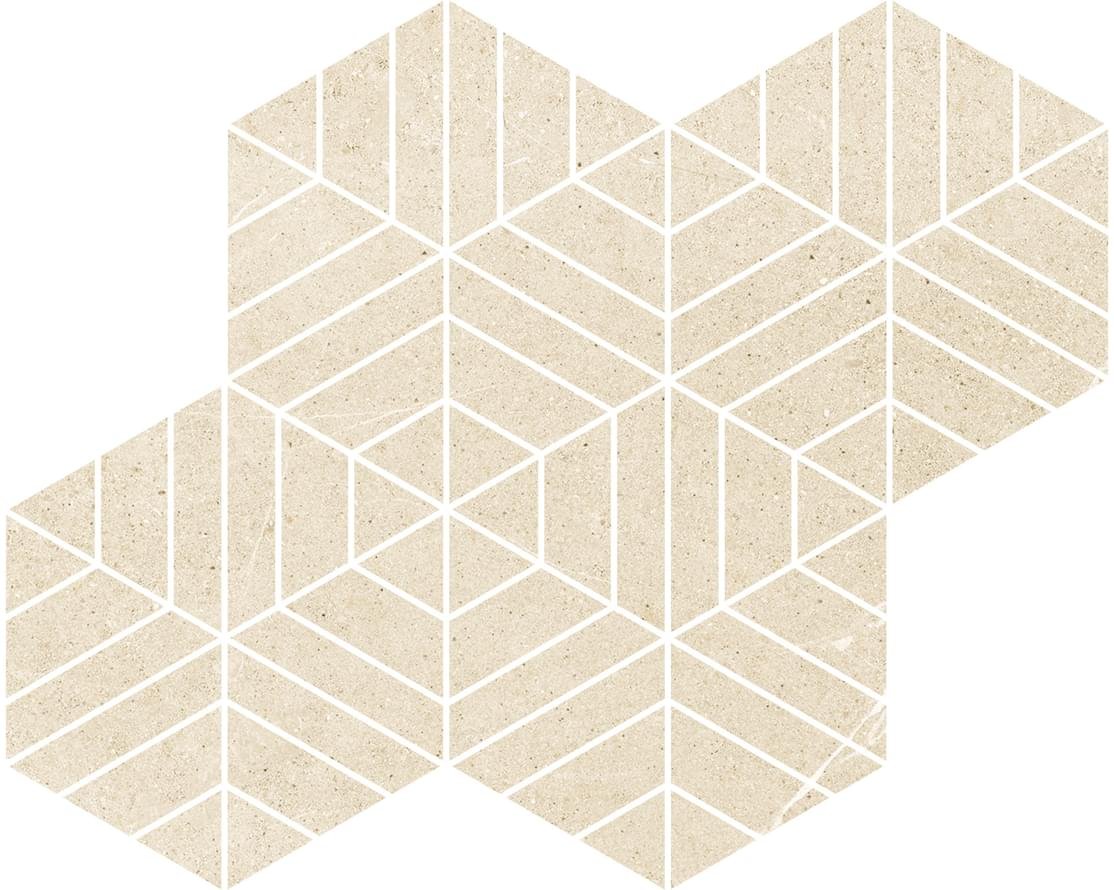 Ricchetti Ease Esagona Mosaico T72 Sand Nt 27.8x34.8