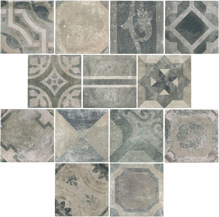 Ricchetti Heritage Deco Cendre 33.3x33.3