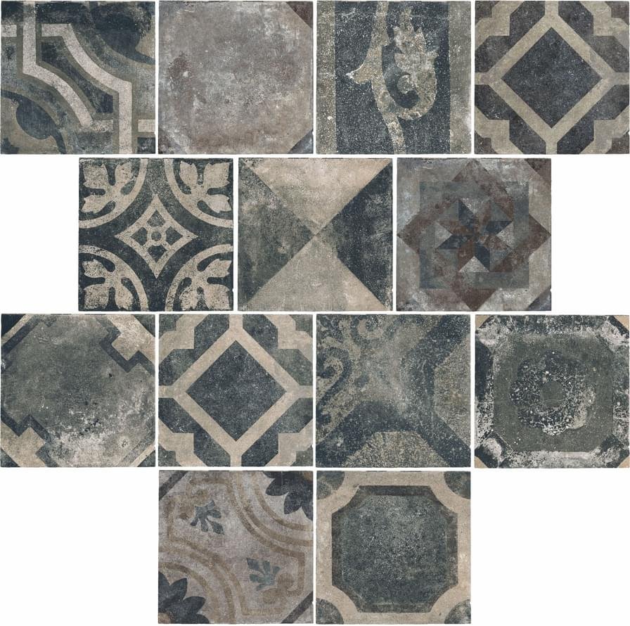 Ricchetti Heritage Deco Noir 33.3x33.3