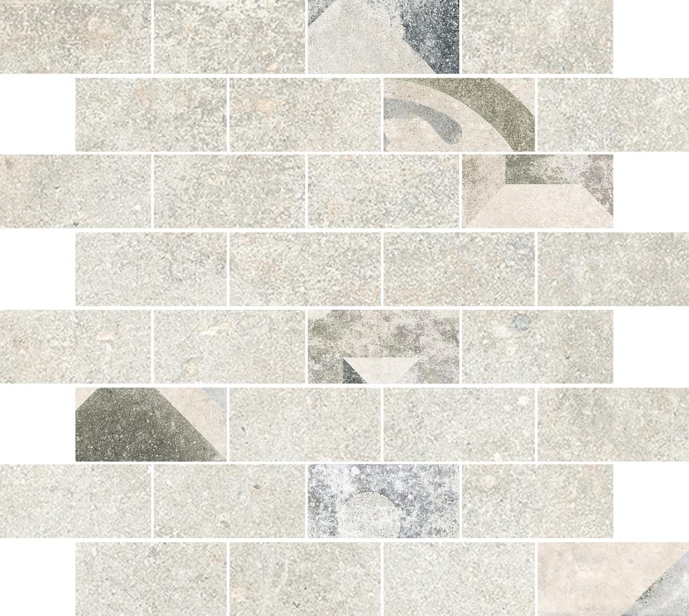 Ricchetti Heritage Spaccatella Deco Blanc 33x33