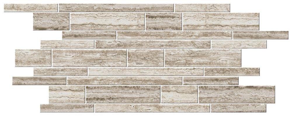 Ricchetti Italian Icon Vein Cut Beige Muretto Mosaico Nat 30x60