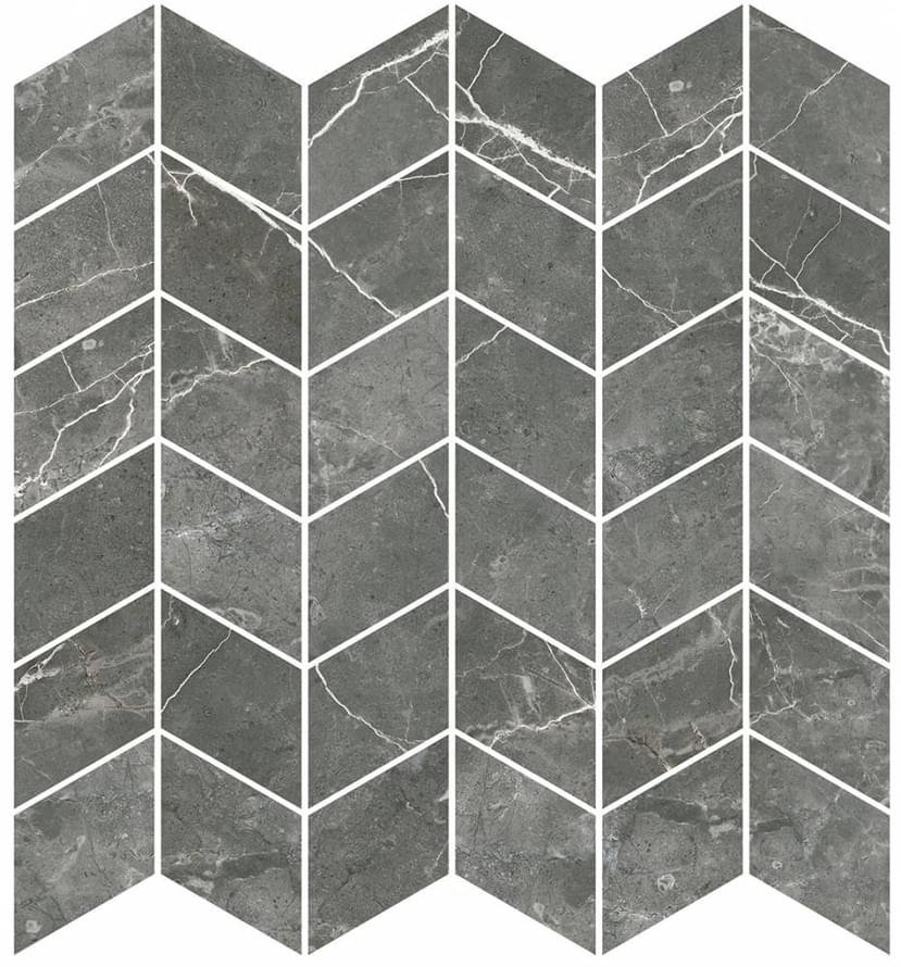 Ricchetti Marble Boutique Mosaico Chevron Fior Di Bosco Lux 30x30