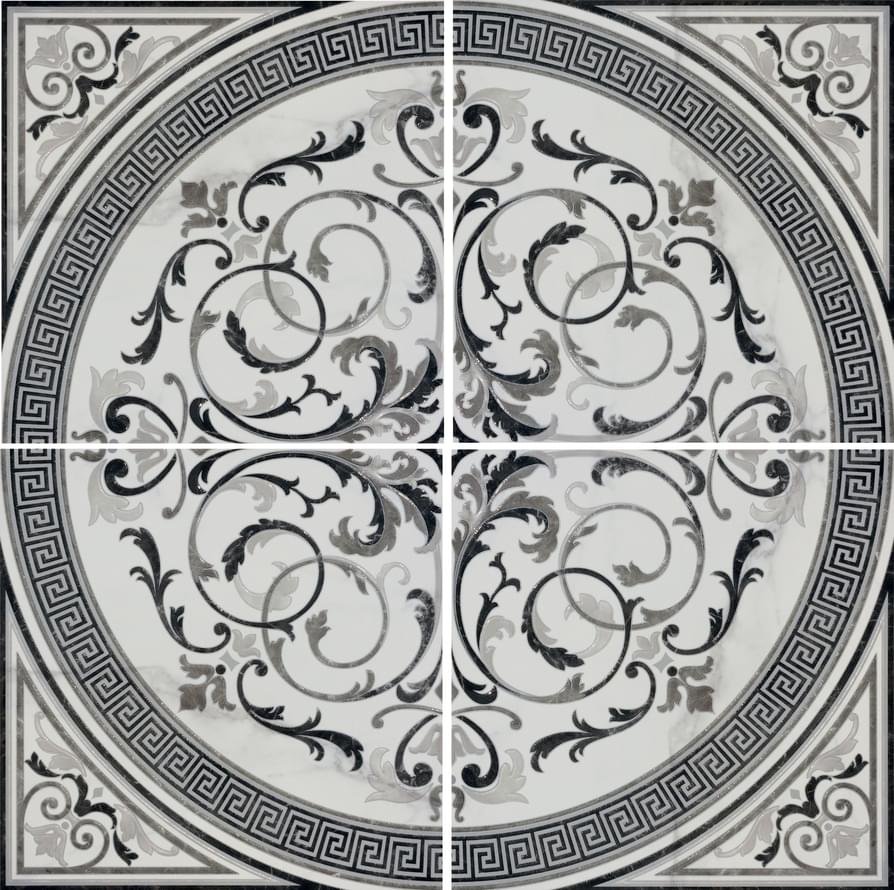 Ricchetti Marble Boutique Rosone Lux Ret Fred 119x119