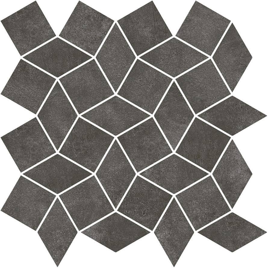 Rondine Industrial Color Chic Jet Black Mosaico Diamond 30x30