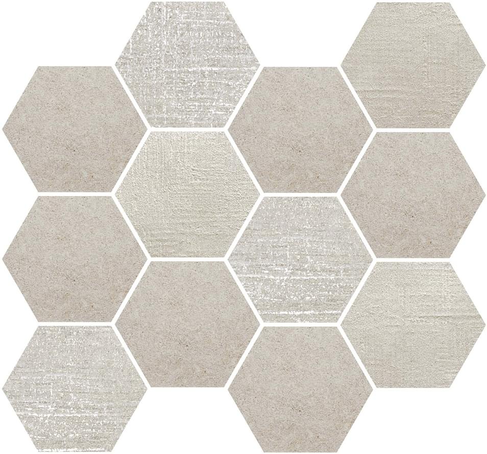 Rondine Loft Beige Mosaico Esagona 35x30.3