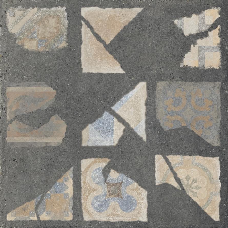 Rondine Loft Dark Dec Pompei Rect 100x100