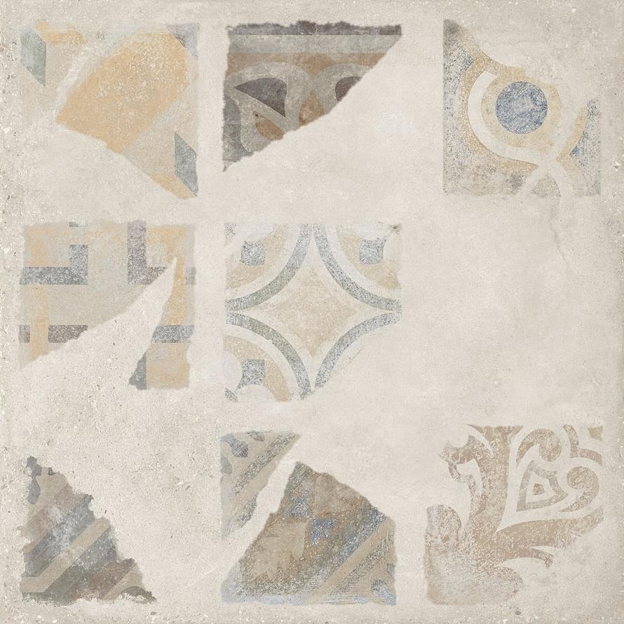 Rondine Loft White Dec Pompei Rect 100x100