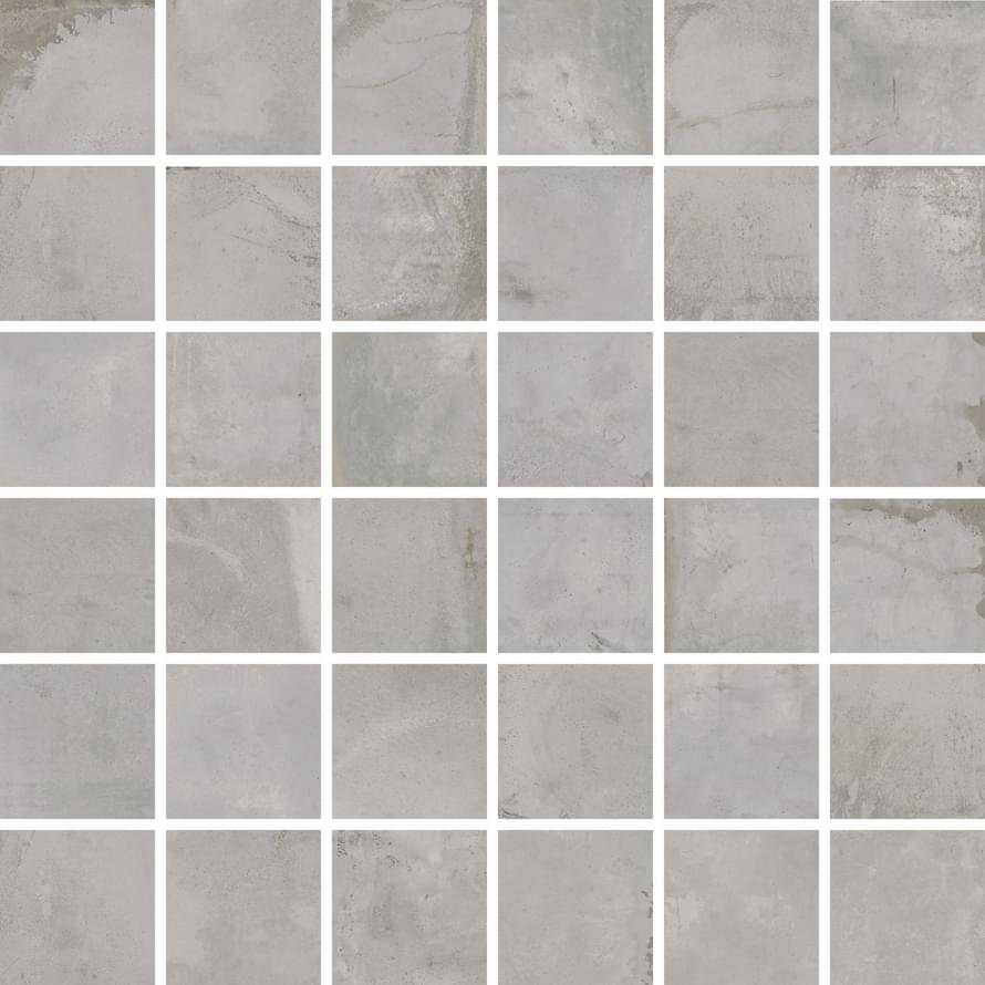 Rondine Oxyd Light Grey Mosaico Rect 30x30