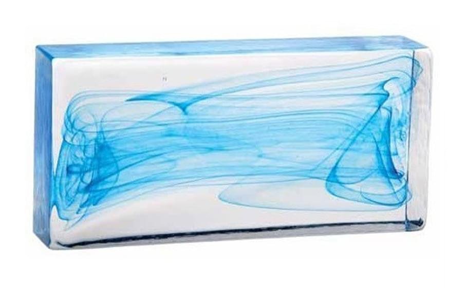 S.Anselmo Glass Bricks Cloud Sky Blue Tavella 11.8x24.6
