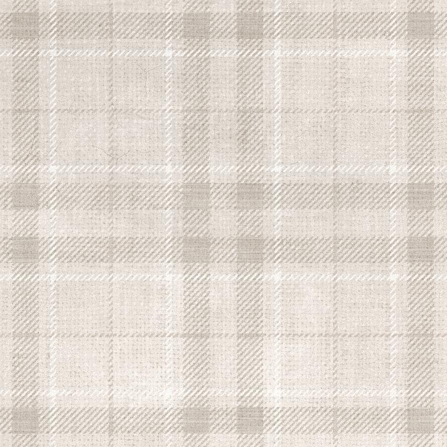 Sant Agostino Set Tartan White 60x60