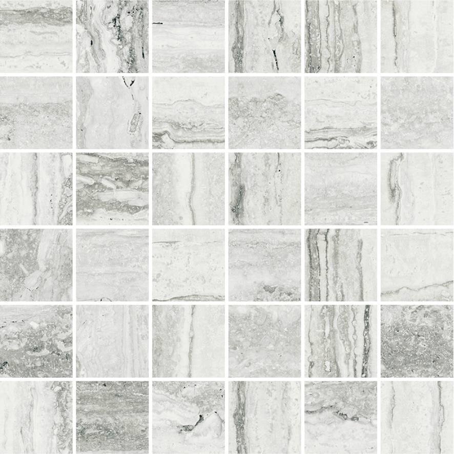 Sant Agostino Tipos Mosaico White 30x30