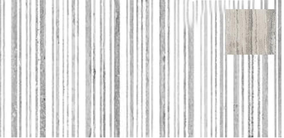 Sant Agostino Tipos Rigato Silver 60x120