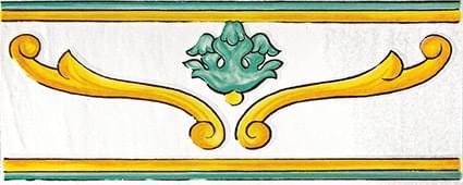 Savoia Cotto Mediterraneo Listelli Abbinati Vesuvio Verde 11.5x30