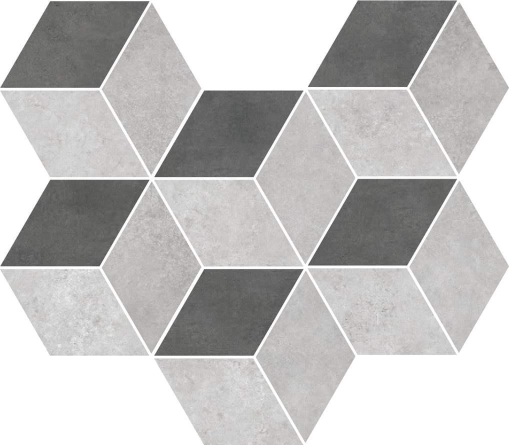 Savoia Dorset Cubo 3D Graphite-Silver -Grey 30x30