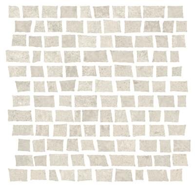 Serenissima Cir Costruire Mosaico Random Metallo Bianco 30x30