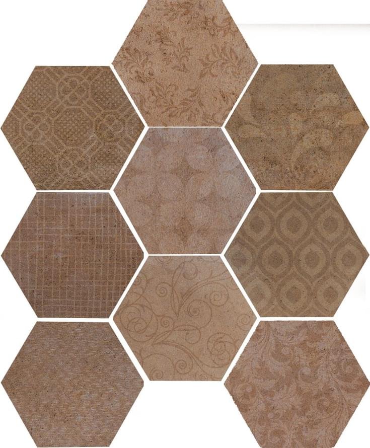 Serenissima Cir Riabita Esagona Fabric Classic S 24x27.7