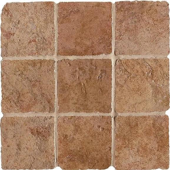 Settecento Maya Azteca Tozzetto Granato 10.5x10.5