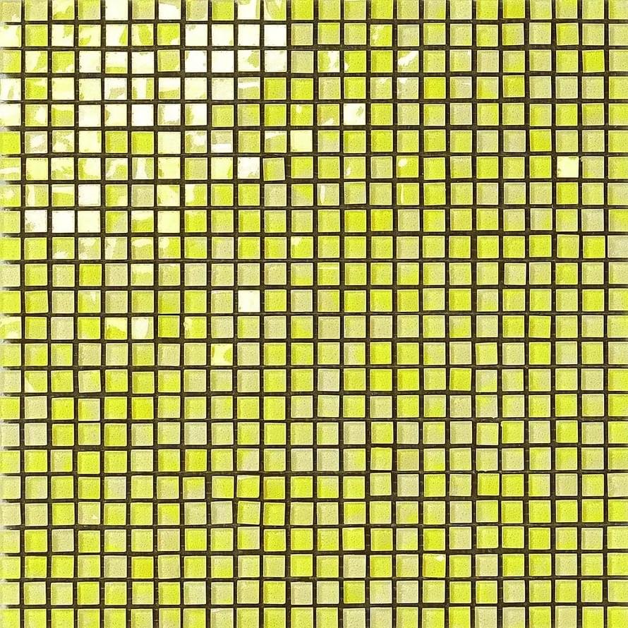 Settecento Musiva Giallo Mimosa 1x1 Su Rete 28.6x28.6