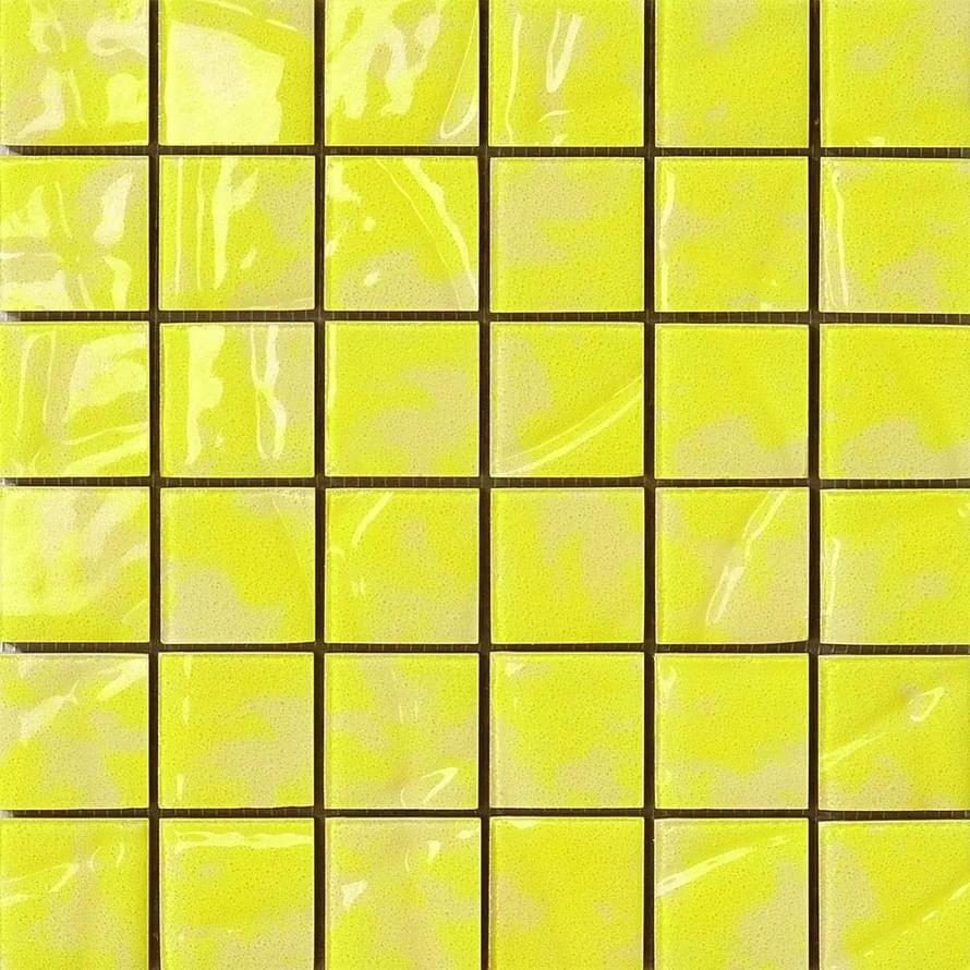 Settecento Musiva Giallo Mimosa 4.5x4.5 Su Rete 28.6x28.6